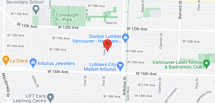 map of 2188 W 14TH AVENUE
